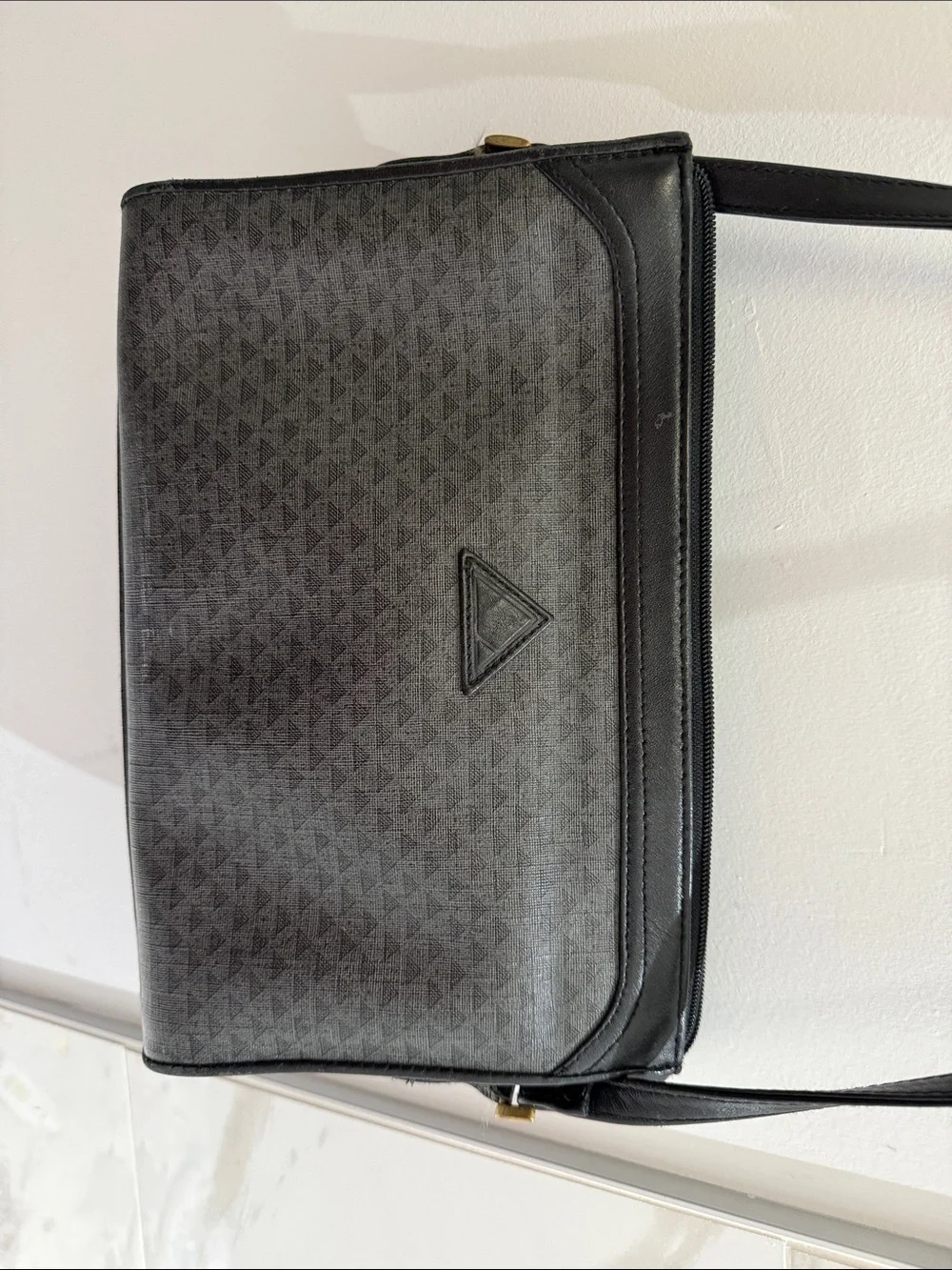 Vintage Liz Claiborne Monogram Shoulder Bag